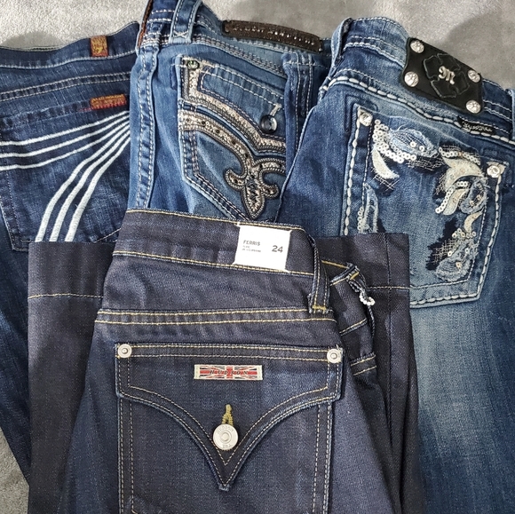 NEW FOLLOW GAME. READ ABOUT MY CLOSET JEANS SZ 0-18. SHOES. JEANS - Picture 3 of 9